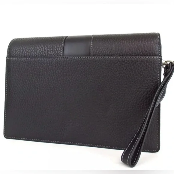 NWT Burberrys Leather Clutch with COA Collectors ItemC - Picture 2 of 11